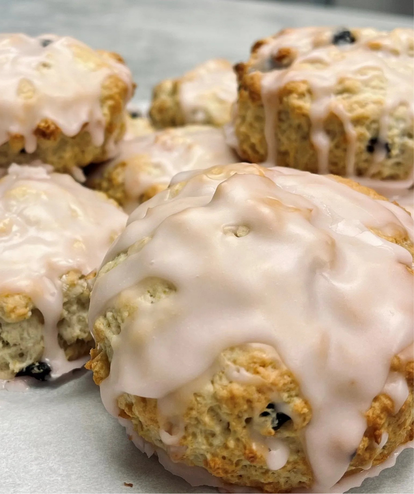 Almond Berry Wine Scones