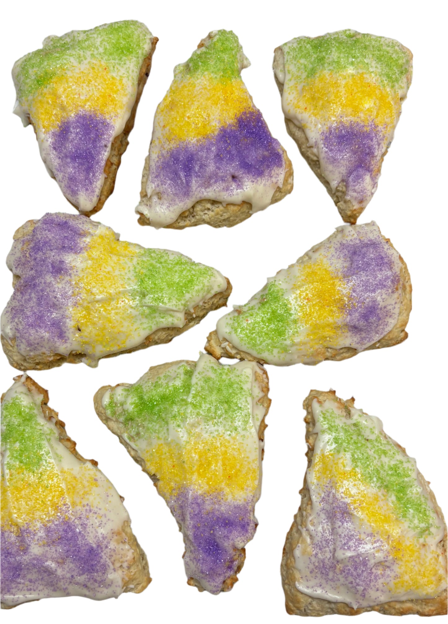 King Cake Scones