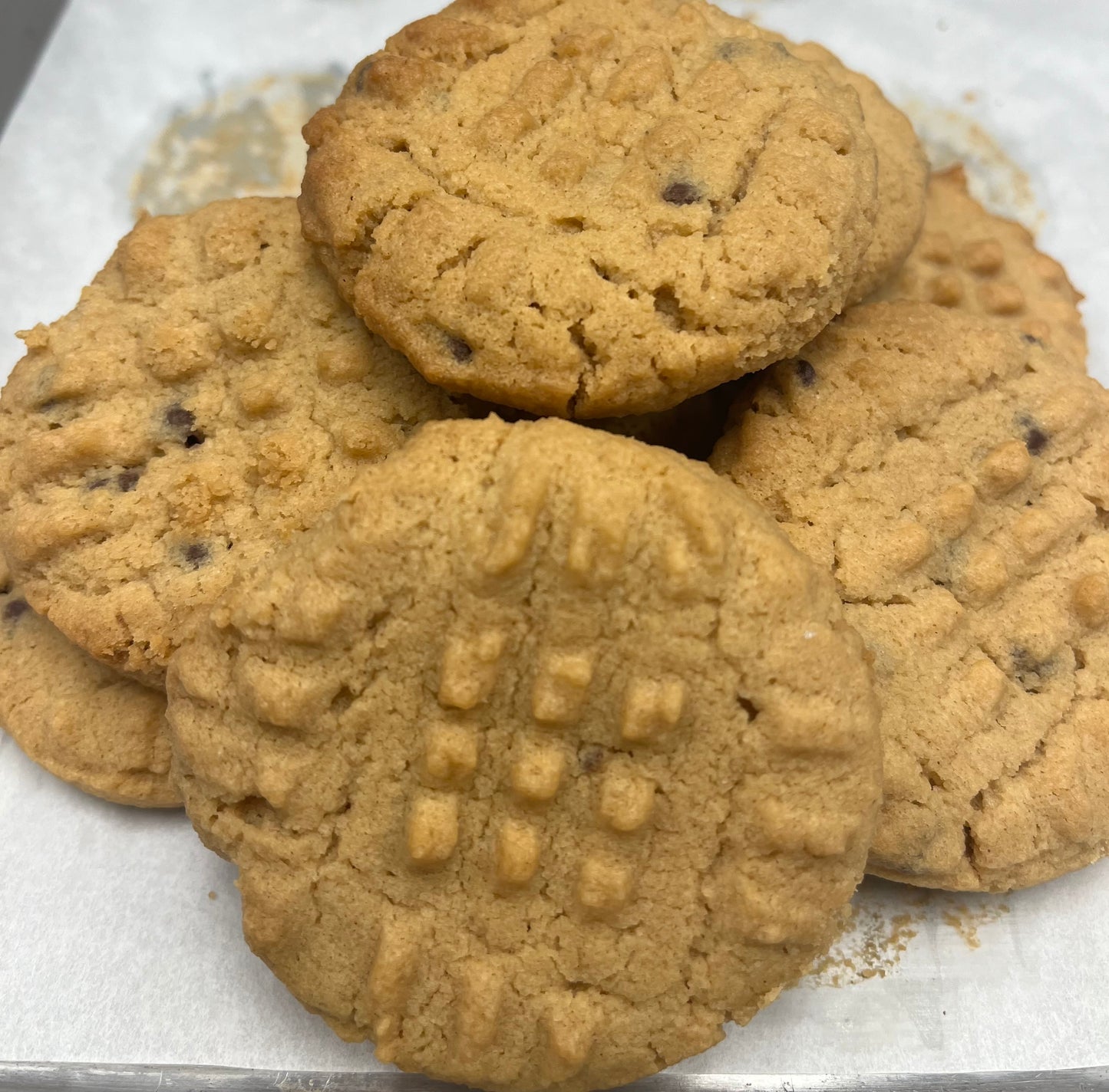 Vegan Gluten Free Peanut Butter Cookies