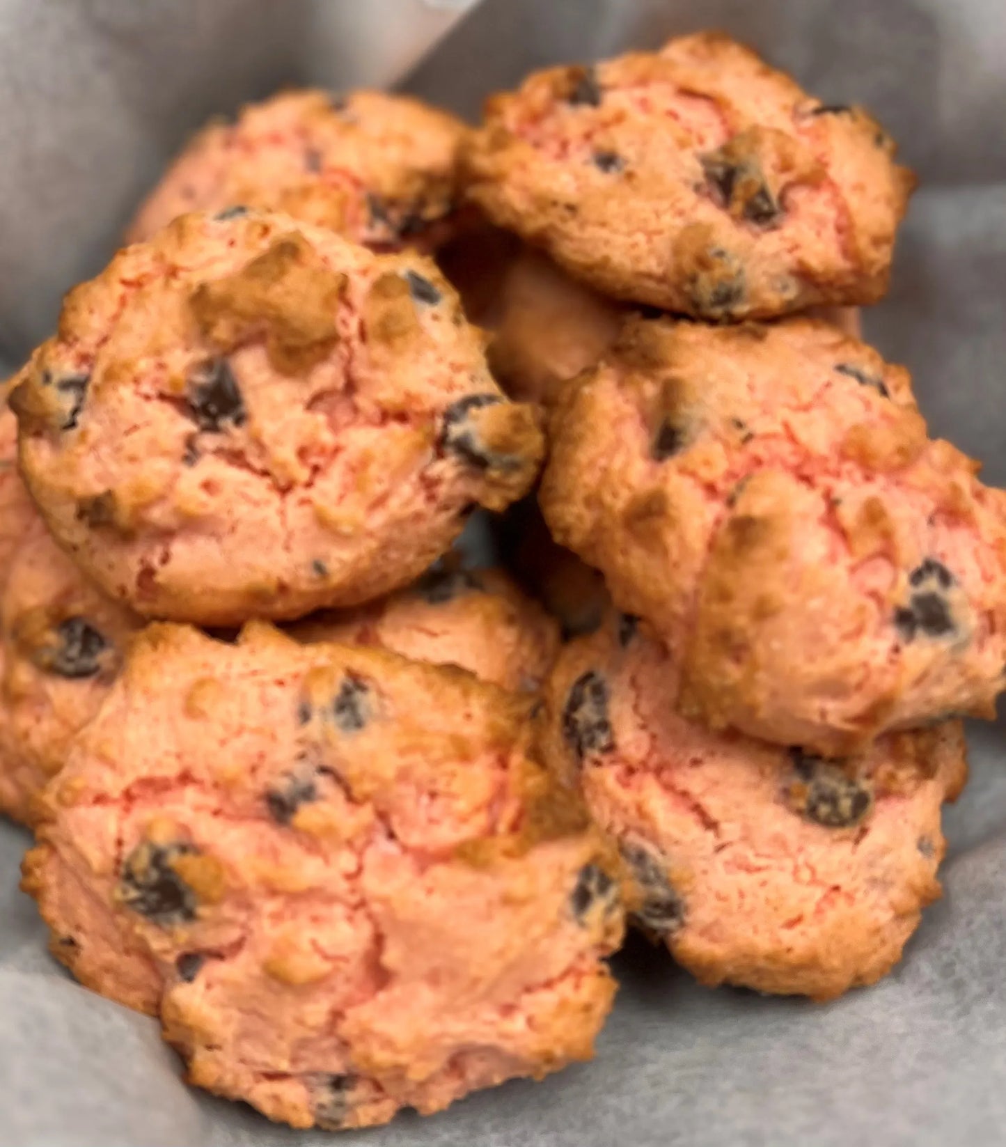Strawberry Chocolate Chip Cookies
