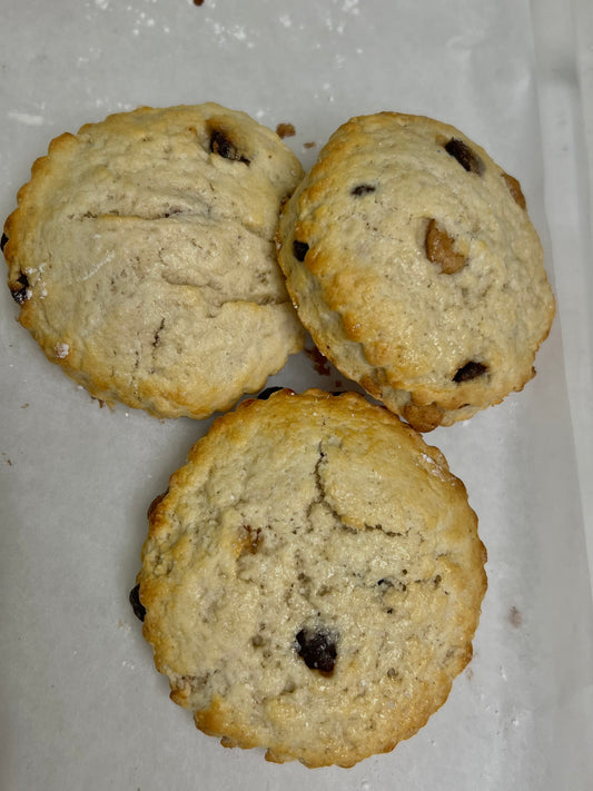 Peanut Butter Chocolate Chip Scones