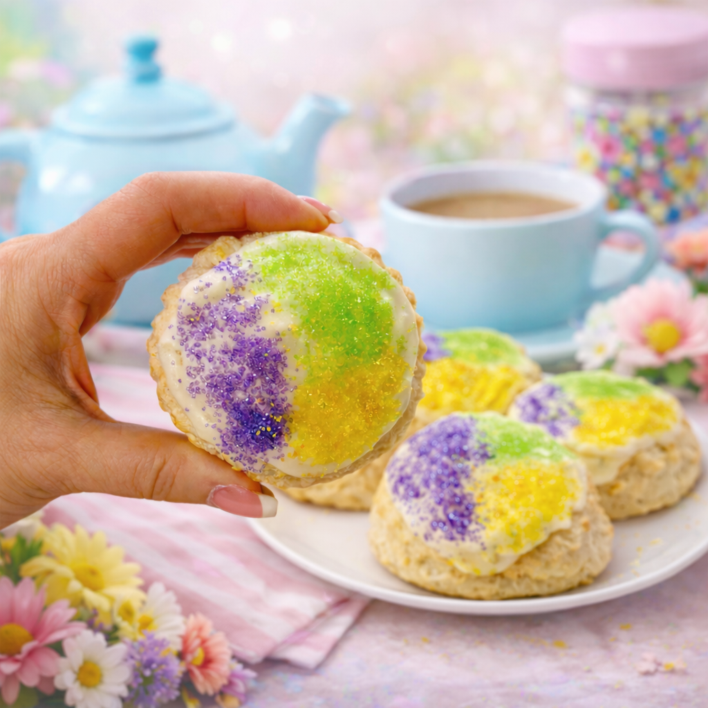 King Cake Scones