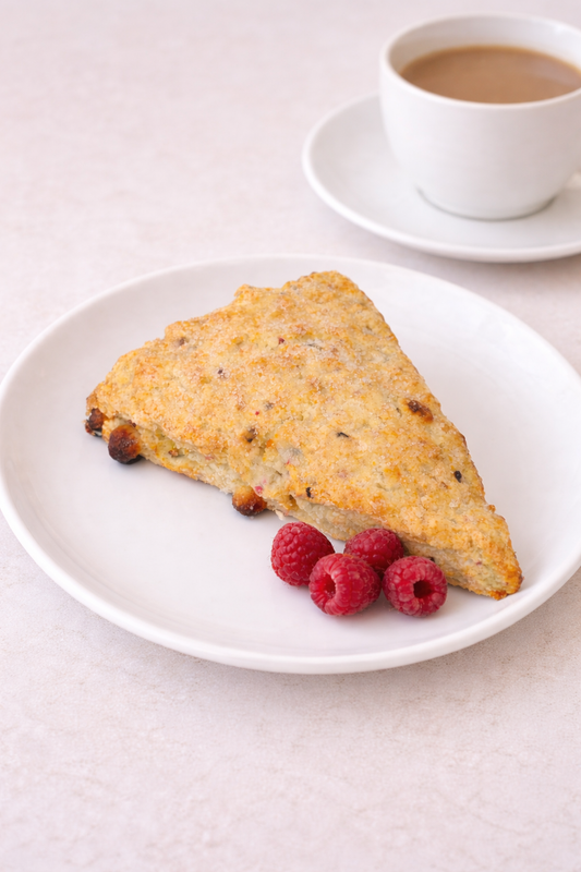 Raspberry White Chocolate Scones