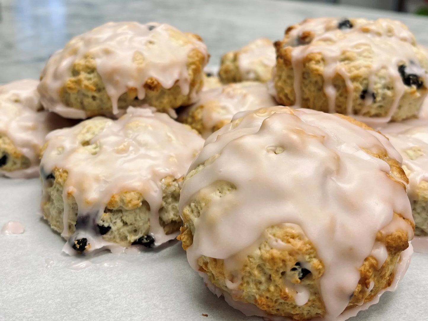 Vegan Almond Berry Wine Scones