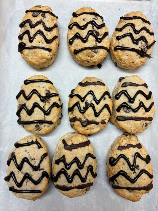 Easter Egg and Bunny Scones